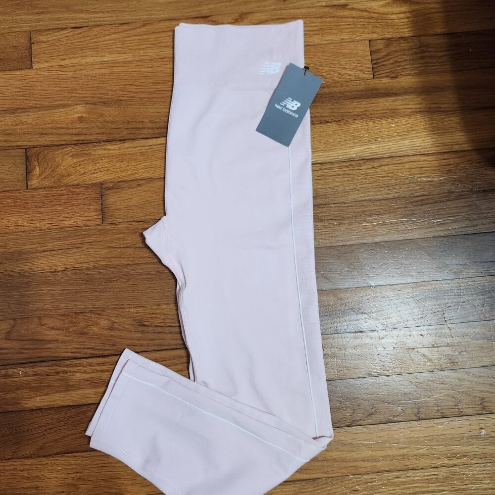 NWT New Balance Women's Leggings - Light Raspberry - Small